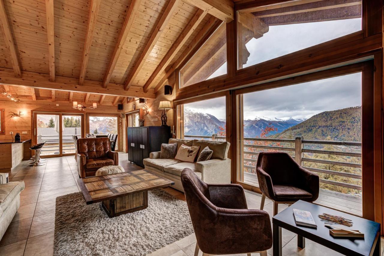 Chalet Le Cerf La Tzoumaz Ngoại thất bức ảnh