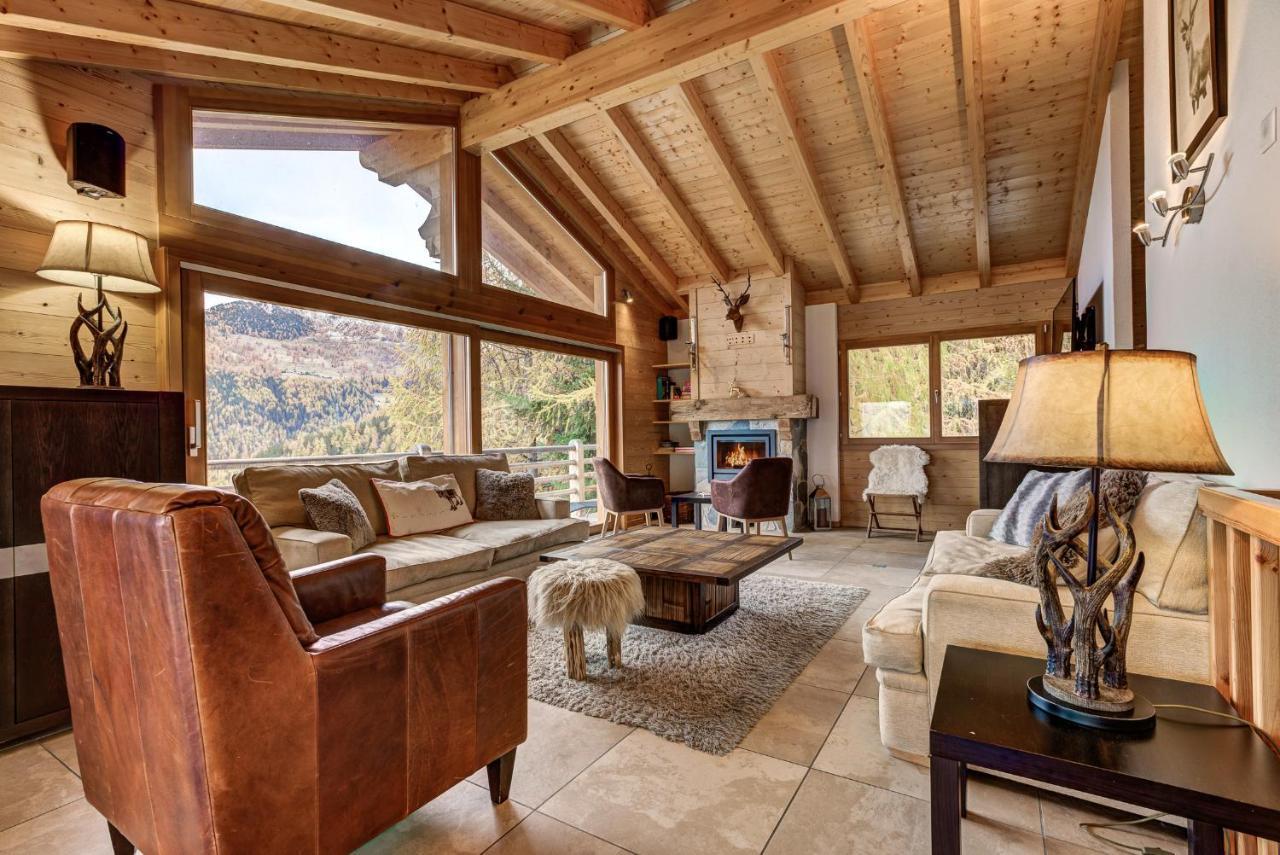 Chalet Le Cerf La Tzoumaz Ngoại thất bức ảnh